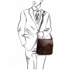 Мужская сумка Tuscany Leather Messenger TL141260 black