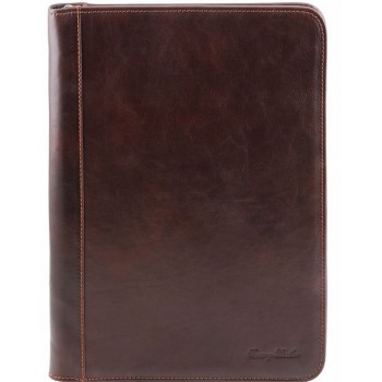 Кожаная папка Tuscany Leather LUIGI XIV TL141287 dark brown