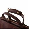 Кожаный портфель Tuscany Leather Palermo TL141343 red