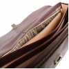 Кожаный портфель Tuscany Leather Roma TL141349 brown 