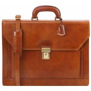 Кожаный портфель Tuscany Leather Roma TL141349 honey
