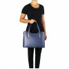 Женская кожаная сумка Tuscany Leather Olimpia TL141412 blue