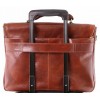 Кожаный портфель Tuscany Leather Alessandria TL141448 dark brown 
