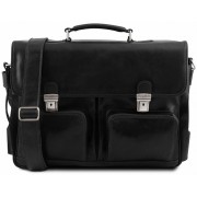 Кожаный портфель Tuscany Leather Ventimiglia TL141449 black
