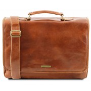 Кожаный портфель Tuscany Leather Mantova TL141450 honey