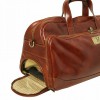 Дорожная сумка на колесах Tuscany Leather Samoa TL141453 dark brown