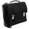 Кожаный портфель Tuscany Leather Trieste TL141662 black