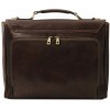 Кожаный портфель Tuscany Leather Trieste TL141662 dark brown