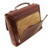 Кожаный портфель Tuscany Leather Trieste TL141662 dark brown