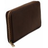 Кожаный клатч Tuscany Leather TL141663 dark brown