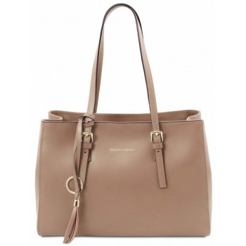 Женская кожаная сумка Tuscany Leather TL Bag TL142037 champagne