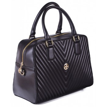 Женская кожаная сумка Narvin 9968 N.Armani Black
