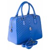 Женская кожаная сумка Narvin 9968 N.Armani Bright Blue