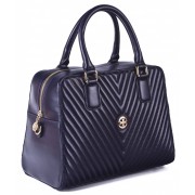 Женская кожаная сумка Narvin 9968 N.Armani D.Blue