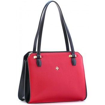 Женская кожаная сумка Narvin 9995 N.Polo Red
