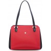 Женская кожаная сумка Narvin 9995 N.Polo Red
